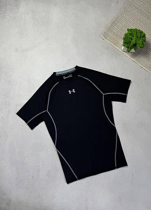 Футболка компресійна спортивна under armour оригінал чорна