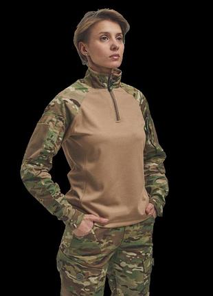 Женская боевая рубашка ubacs для бронежилета мультикам/койот