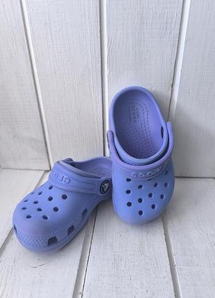 Дитячі крокси крокс crocs c6 сабо клоги шльопанці босоніжки тапки