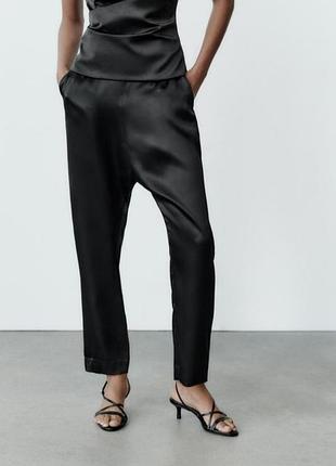 Сатинові штани zara p m