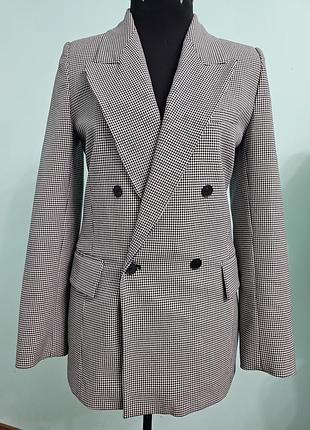 Стильный, брендовый удлинённый пиджак zara новый