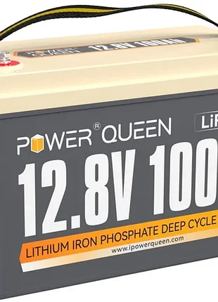 Аккумулятор для дбж/инвертора power queen lifepo4 12.8v 100a