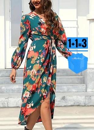 Сукня в абстрактний принт shein m