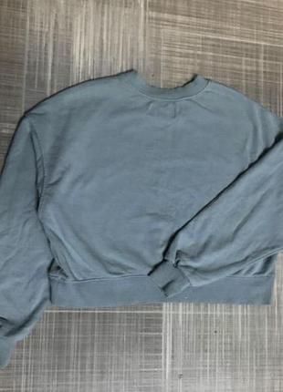 Pull&bear💙зелено-блакитний світшот💛м46/жіночий одяг