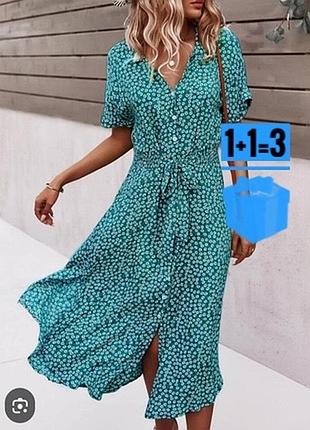 Сукня в леопардовий принт shein xxl віскоза