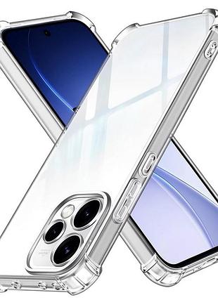 Чохол fiji proof для oppo reno15 (cph2825) прозорий бампер з посиленими бортами transparent