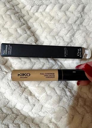 Консиллер кіко 08 відтінок | kiko milano full coverage dark circles concealer