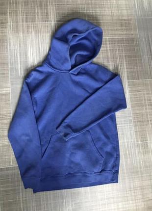 Fruit of the loom💙підлітковий одяг/синє худі 💛 на 12 років зріст 152 см