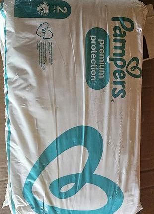Памперси pampers premium protection 2 4-8 кг 40 шт