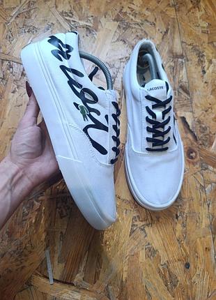 Оригінальні кеди кєди lacoste jump serve lace 07222 cma 743cma0051147 білий