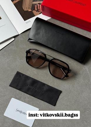 Сонцезахисні окуляри 545 001 black/brown 💋