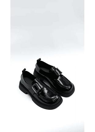 Туфлі evie для дівчинки stella black, розмір 37 (23,5 см.)