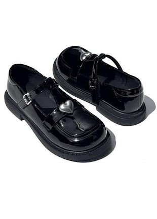 Туфлі evie для дівчинки amimi black, розмір 36 (22,5 см)