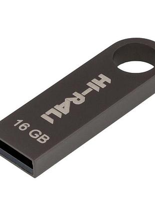 Usb-накопичувач hi-rali shuttle 16 gb usb flash drive 2.0 black