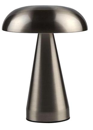 Настільна лампа desk lamp f89015 у формі гриба 1200 ма·год 3 вт сріблястий (35761_3605151)