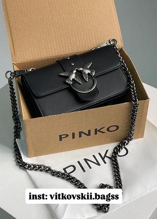 Сумочка  mini love bag one simply black/black 🔥