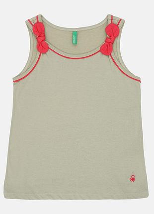 Дитяча майка для дівчинки united colors of benetton 162 351 116-122 см хакі (2200004415444)