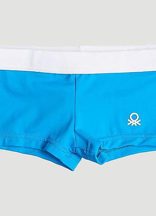 Дитячі плавки-шорти для хлопчика united colors of benetton 163002 74 см сині (lv2200004429380)