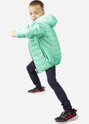 Дитяча демісезонна двостороння куртка для хлопчика o! clothing 182854 116-122 см зелена (lv2200004846033)