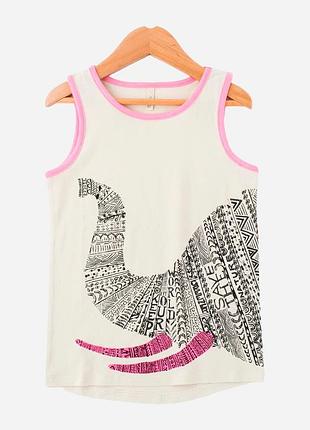 Дитяча майка для дівчинки united colors of benetton 162 341 98-104 см кремова (2200004415154)