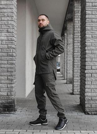Спортивный костюм, комплект мужской soft shell "easy"