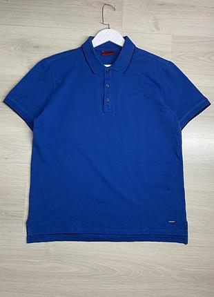 Чоловіче поло hugo boss оригінал преміальна бавовна брендове casual smart casual класичне поло розмір l / ua 50–52 чудовий стан