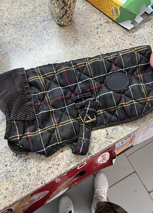 Накидка для собаки одяг barbour стьоган