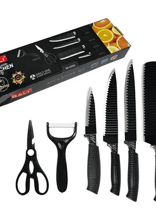 Набір кухонних ножів knife 6 in 1.