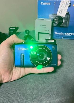 Canon powershot sx270 hs y2k вінтажний цифровий фотоапарат камера мильниця повний комплект tiktok