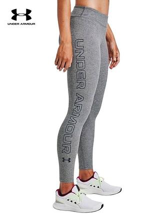 Оригинальные женские котоновые лосины under armour размер m хлопковые леггинсы аднер армур ундер армор спортивные тайтсы для зала бега фитнеса а1