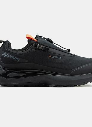Мужские черные кроссовки salomon odyssey gore-tex black winter termo х саломон 44
