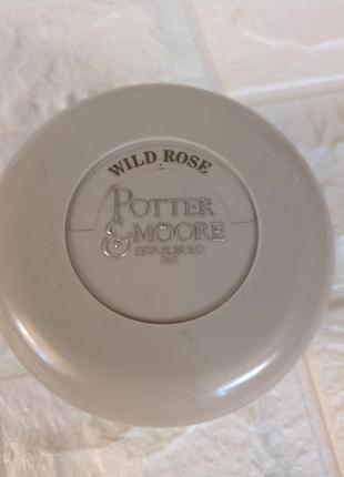Винтажное парфюмированное мыло potter &amp; moore «wild rose» 100г (англия, 1980-ти)