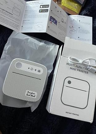 Портативний міні-термопринтер кишеньковий dolewa b3 (бездротовий bluetooth-принтер)