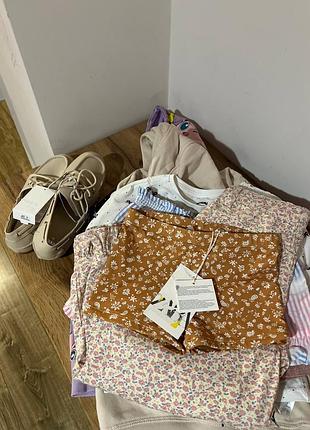 Лот дитячого одягу + нові лофери zara 36 розмір