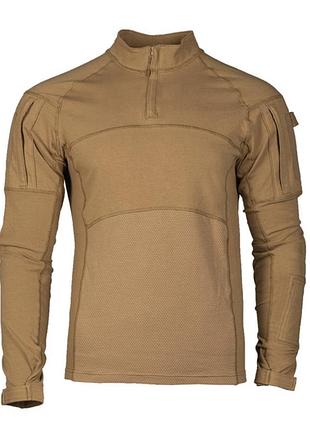 Сорочка тактична під бронежилет sturm mil-tec assault field shirt (dark coyote), sturm mil-tec s