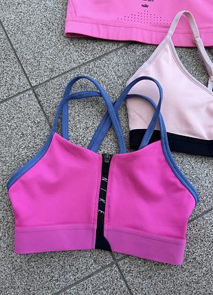 Спортивні топи nike pro найк топ для спорту з чашками