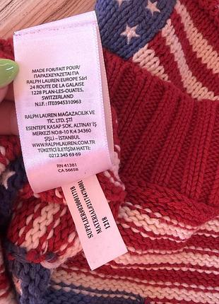 Светр polo ralph lauren flag patchwork 6
