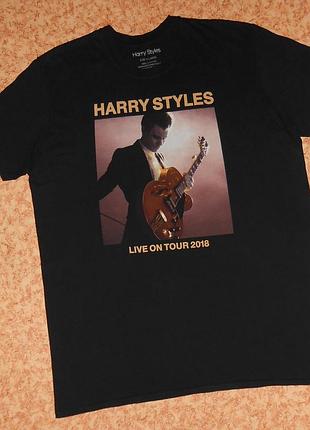 Футболка harry styles/live on tour 2018/гаррі стайлс/рок мерч