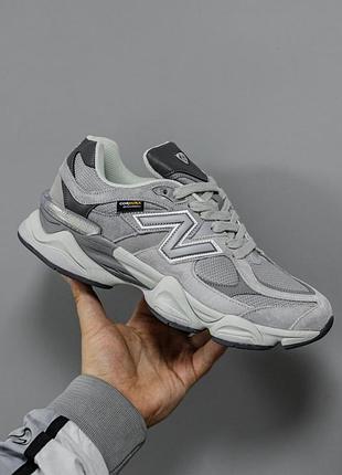Сірі кросівки унісекс new balance 9060 grey cordura х нью беланс 37