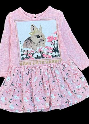 Сукня "зайченятко", бавовна тм "mini pink"