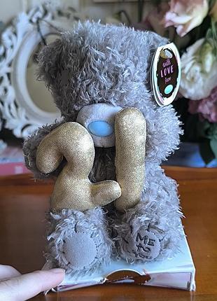 Ведмедик me to you tatty teddy 21 / ведмедик тедді з цифрою 21 подарунковий