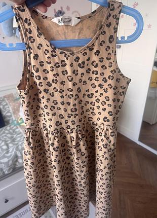 Леопардова сукня h&m