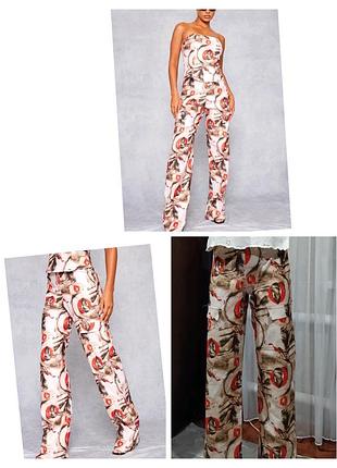 Крутые брюки prettylittlething, размер наш 42-44