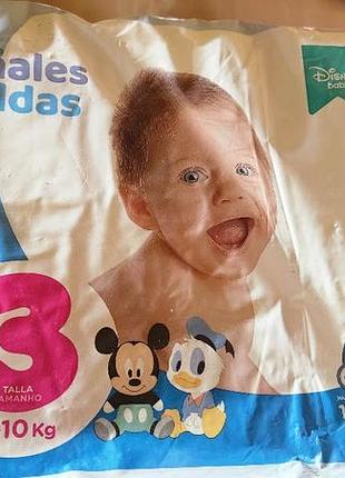 Deliplus disney baby підгузки 3 4-10 кг 3*36 108 шт памперси