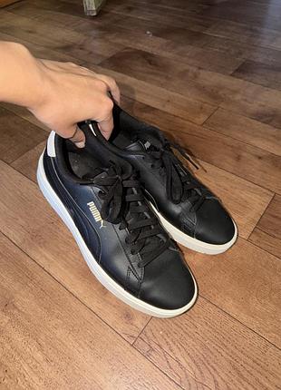 Кеди puma чоловічі шкіряні чорні