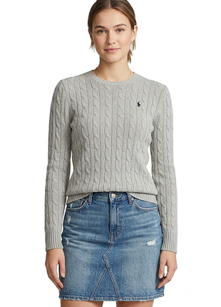 Джемпер в'язаний "косичкою" polo ralph lauren.