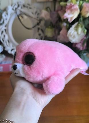 М'яка іграшка рожевий тюлень pierre ty beanie boos