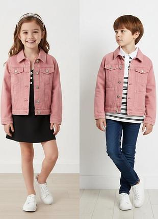 Детская джинсовая куртка pangaia 116-128 см (7-8y)