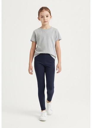 Однотонные трикотажные лосины для девочки 110 см (4-5 лет)