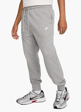 Штани чоловічі nike club ft jogger grey fn3801-063